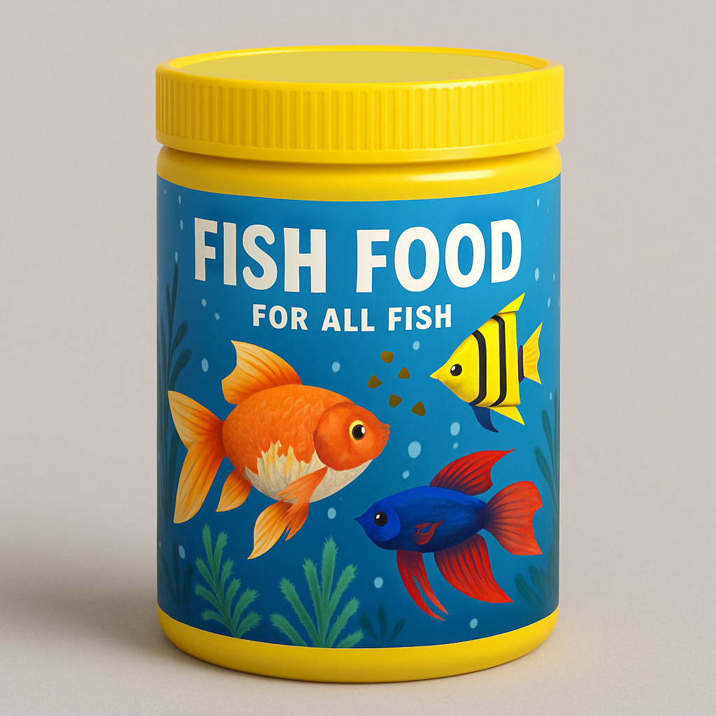 Fish food container
